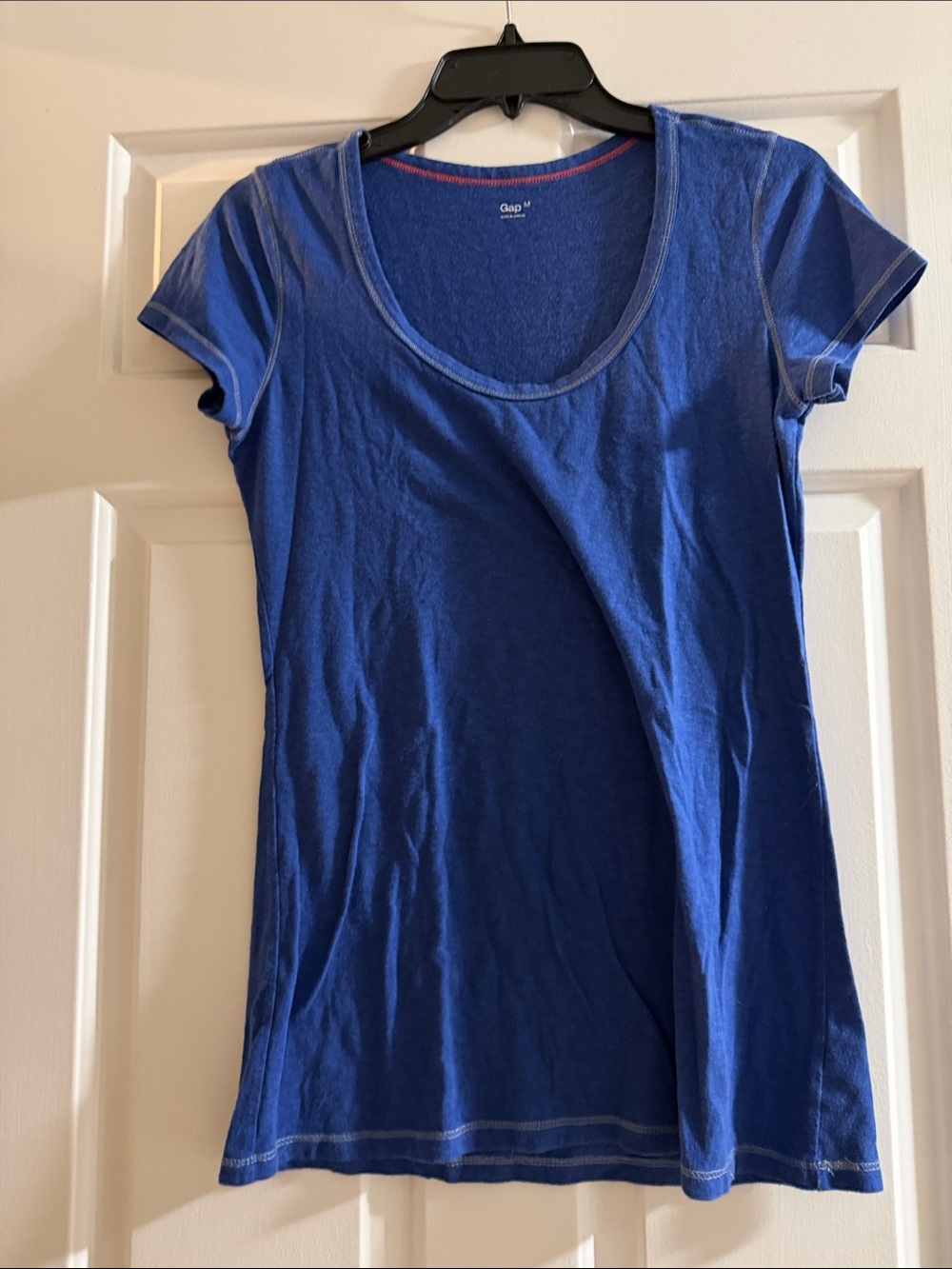 GAP Light Blue Scoop Neck Tank Top - Women's